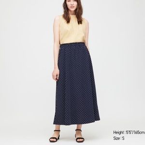 New with tags polka dot skirt navy